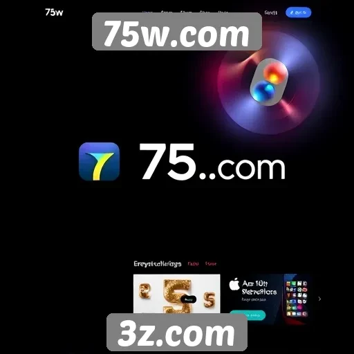 Evolução do design do 75w.com nos últimos anos