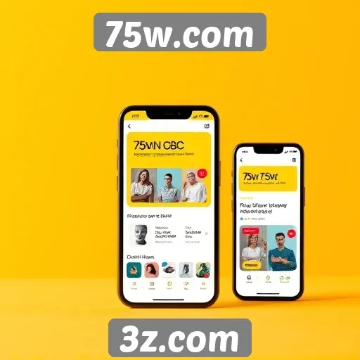 Usabilidade do 75w.com em dispositivos móveis