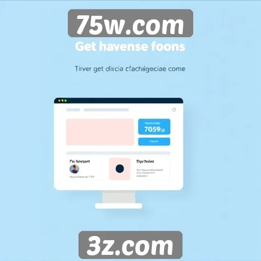 Facilidade de navegação no site 75w.com